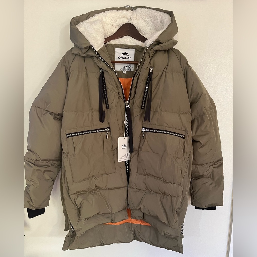 SOLD — NWT Orolay 092 Universe Thickened Duck Down Puffer Parka Jacket XL — SOLD